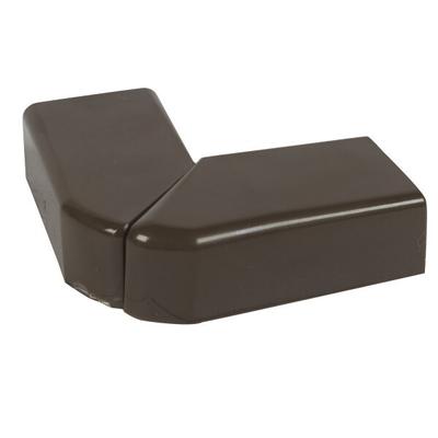 ANGLE PLAT VAR DLP 20X12.5MM MARRON RAL 8014